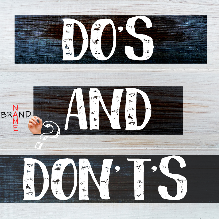 The Dos and Don'ts of Brand Naming: Avoiding Common Pitfalls