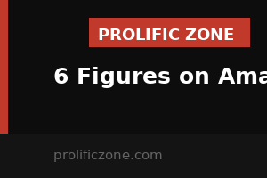 how to sell on Amazon FBA to make 6 figures