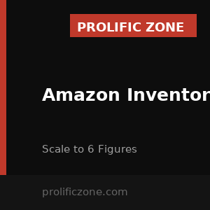manage Amazon inventory to scale to 6 figures