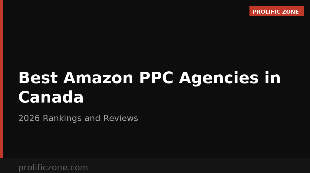 Best Amazon PPC Agencies in Canada (2026)