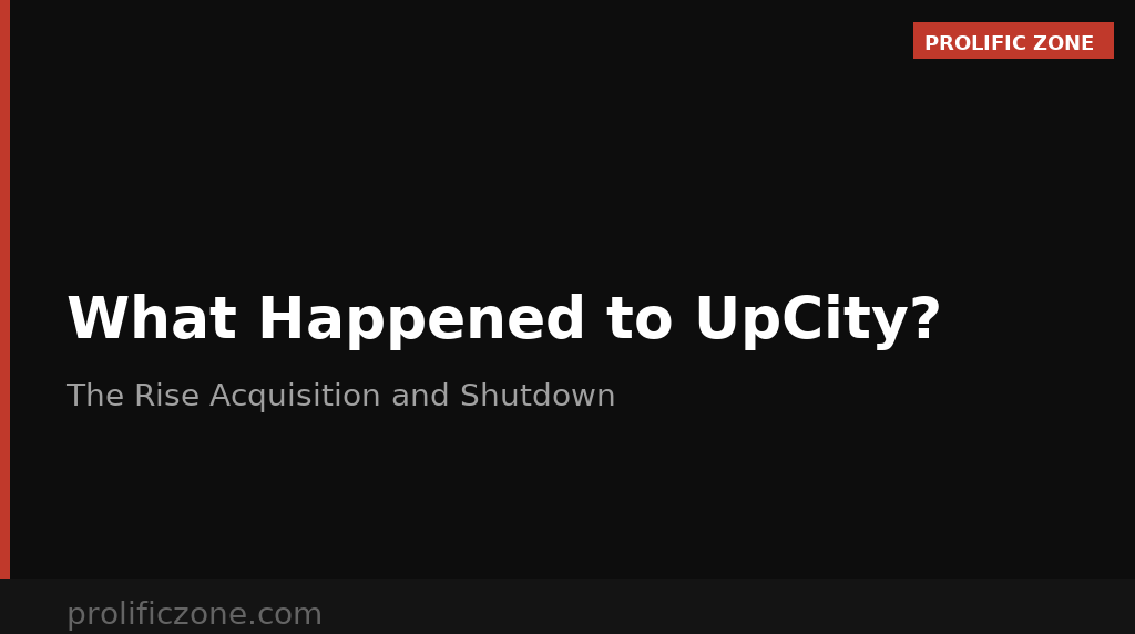 What Happened to UpCity? The Rise, Acquisition, and Shutdown